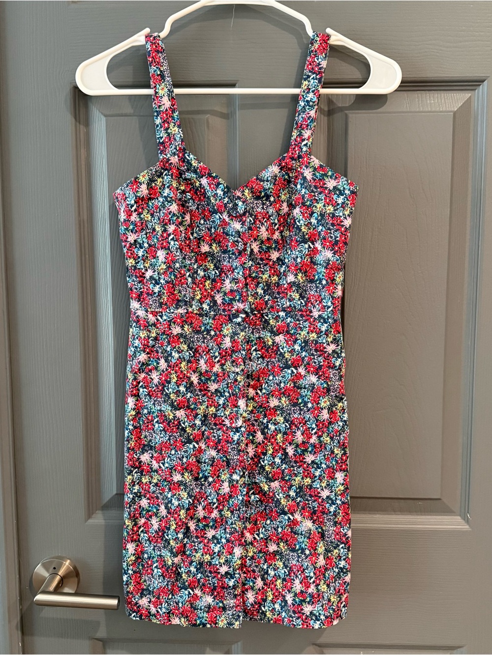 Gianni Bini Pink Multi Floral Mini Dress